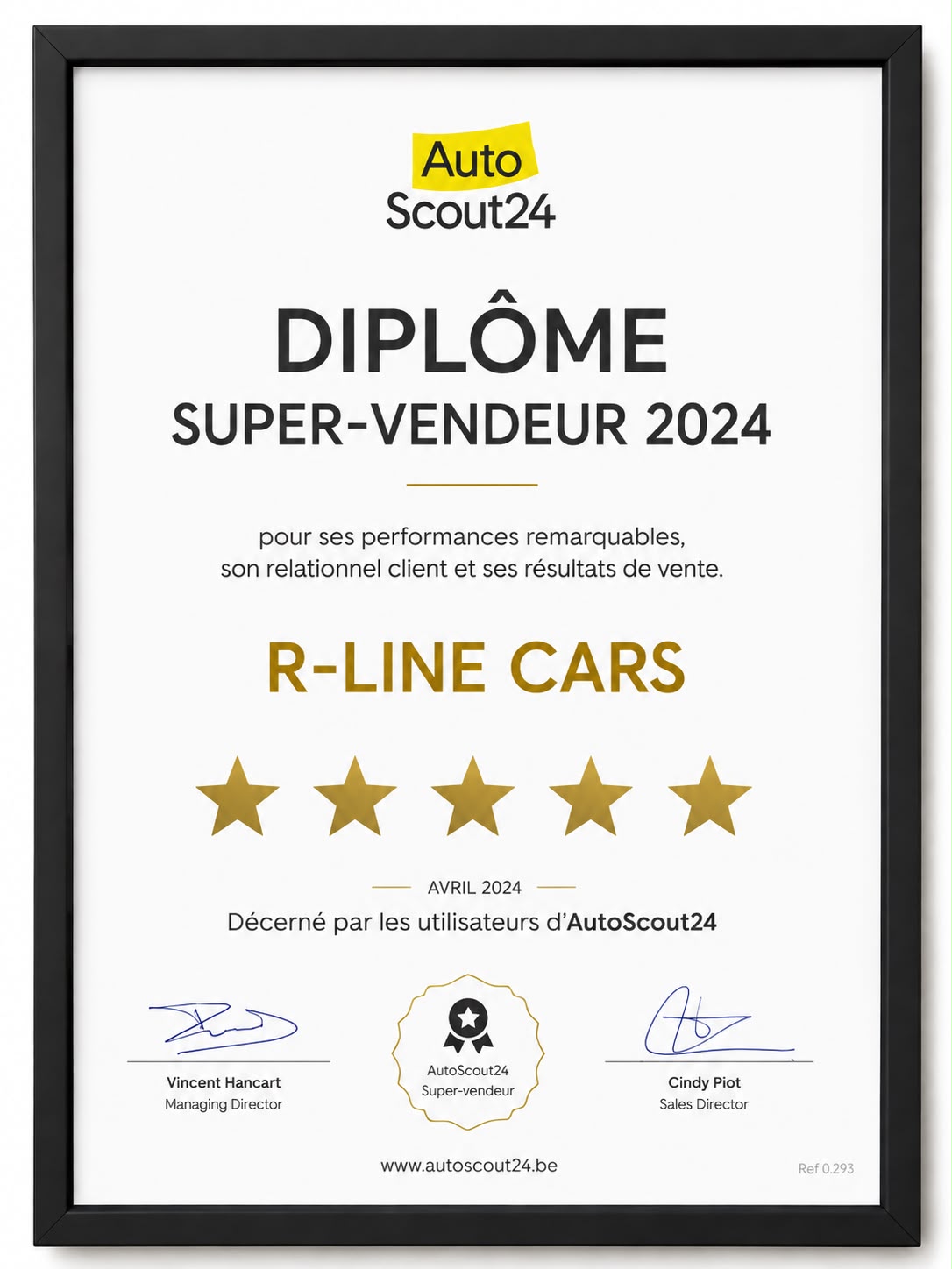 R-LINE CARS - AutoScout24 Super-Vendeur 2024